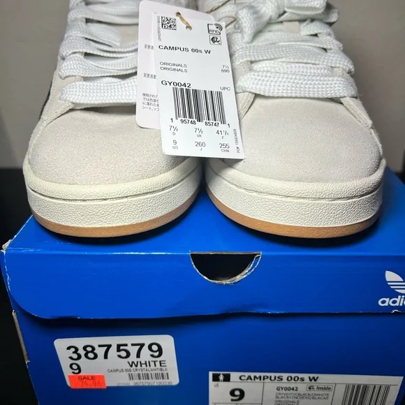 Adidas Campus 00s White Sneakers - Picture 9 of 10